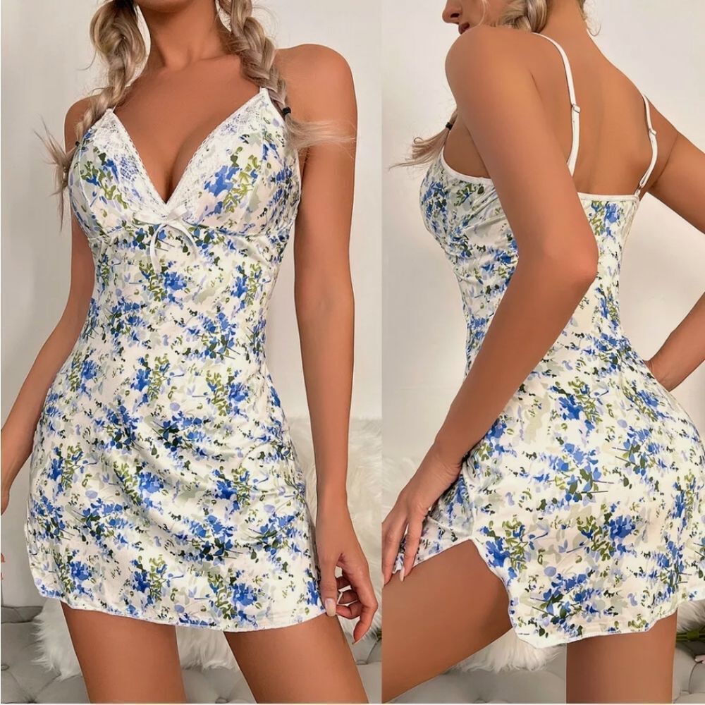 Sexy Women's Backless Deep V Dress Bodycon Clubwear Party Cocktail Mini Dress